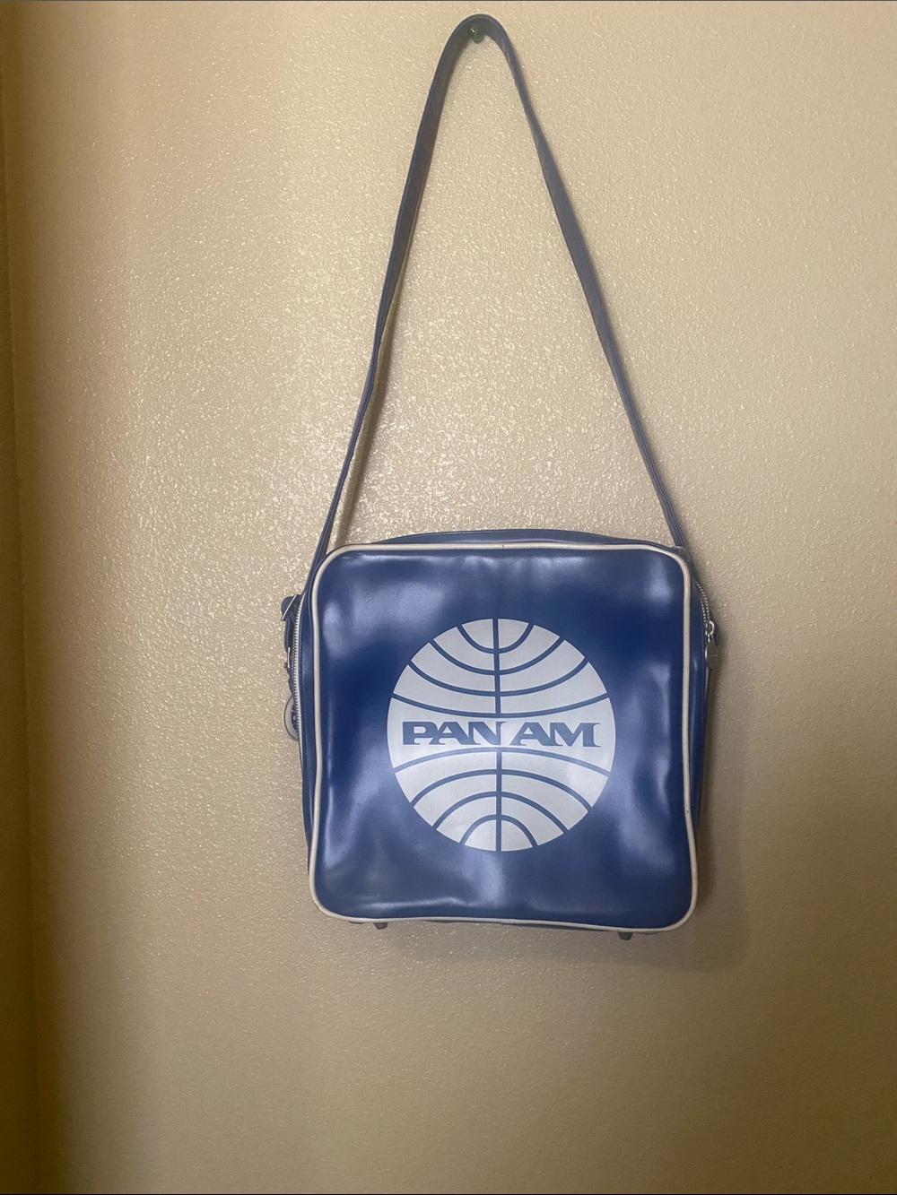 Marc Jacobs Blue Shoulder Messenger Bag Pan Am - Picture 2 of 3